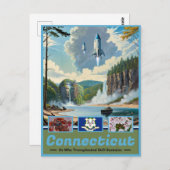 Connecticut Surreal Splendor: Keepsake Briefkaart (Voorkant / Achterkant)