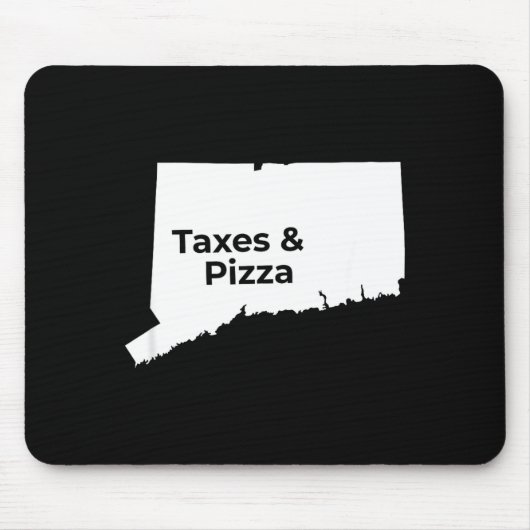 Connecticut Taxes &amp; Connecticut Zza  Muismat (Voorkant)