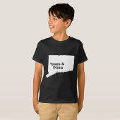 Connecticut Taxes &amp; Connecticut Zza  T-shirt (Voorkant volledig)