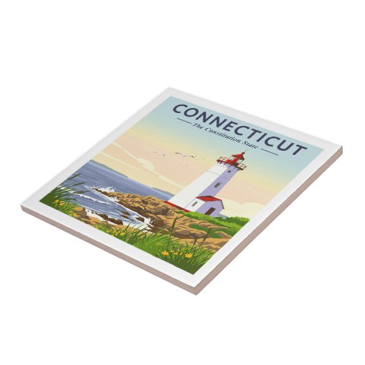  Connecticut Tegeltje (Zijkant)