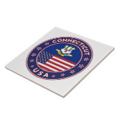 Connecticut Tegeltje (Zijkant)