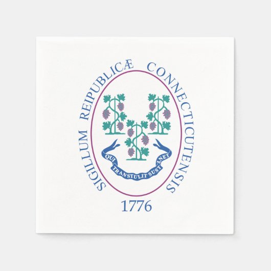 Connecticut-teken Servet (Voorkant)