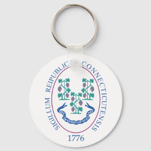 Connecticut-teken Sleutelhanger
