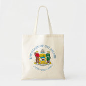 Connecticut-teken Tote Bag (Voorkant)