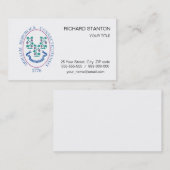 Connecticut-teken Visitekaartje (Voorkant / Achterkant)