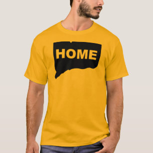 Connecticut Thuis Weg Van Staat T-Shirt Tees
