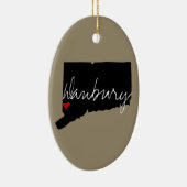 Connecticut Town Keramisch Ornament (Rechts)