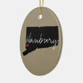 Connecticut Town Keramisch Ornament (Links)