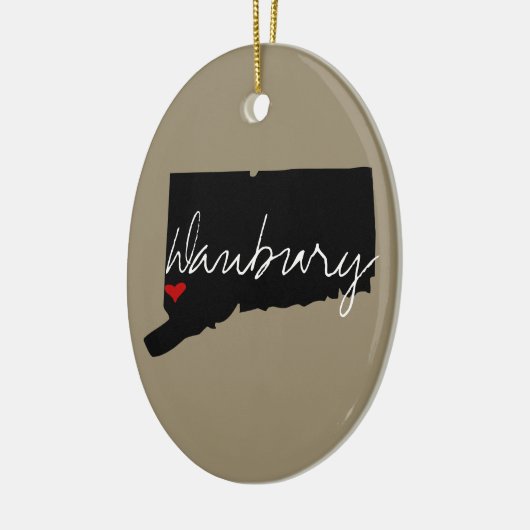 Connecticut Town Keramisch Ornament (Links)
