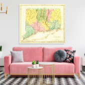 Connecticut US Canvas Afdruk (Insitu (Woonkamer))