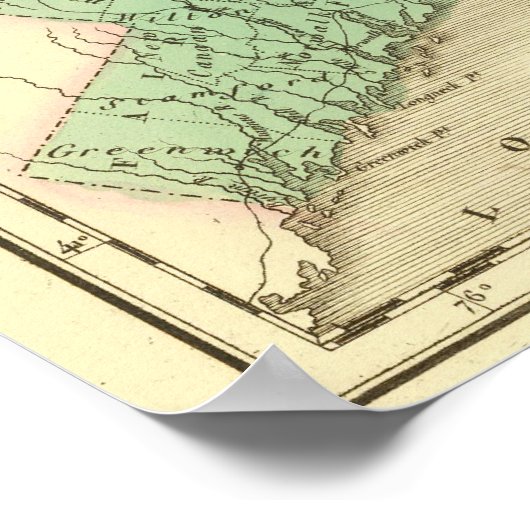 Connecticut US Poster (Hoek)