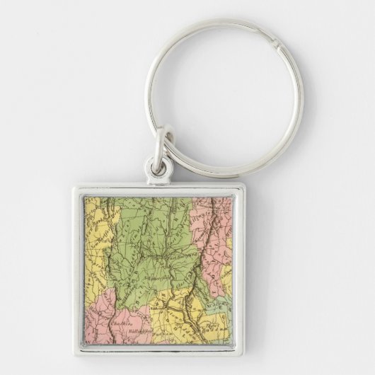 Connecticut US Sleutelhanger (Voorkant)