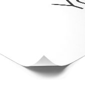 Connecticut Verenigde Staten retro state kaart Perfect Poster (Hoek)