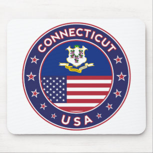 Connecticut, Verenigde Staten, T-shirt Connecticut Muismat
