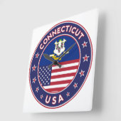 Connecticut Vierkante Klok (Hoek)