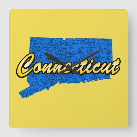 Connecticut Vierkante Klok (Voorkant)
