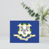 Connecticut-vlag Briefkaart (Staand voorkant)