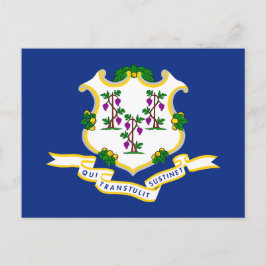 Connecticut-vlag Briefkaart