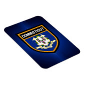 Connecticut-vlag Magneet (Rechterzijde)