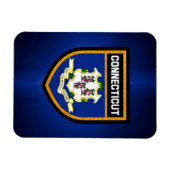 Connecticut-vlag Magneet (Horizontaal)