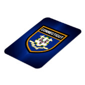 Connecticut-vlag Magneet (Linkerzijde)