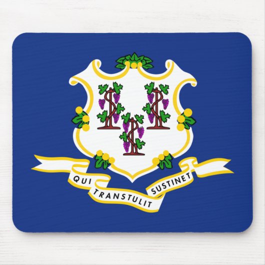 Connecticut Vlag Muismat (Voorkant)