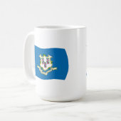 Connecticut Vlagmok Koffiemok (Voorkant links)