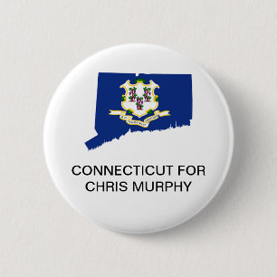 CONNECTICUT voor Chris Murphy SENATE Ronde Button 5,7 Cm