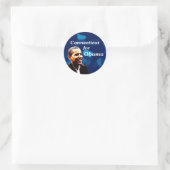 Connecticut voor Obama Ronde Sticker (Tas)
