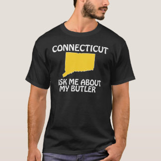 Connecticut - Vraag me over mijn butler T-shirt
