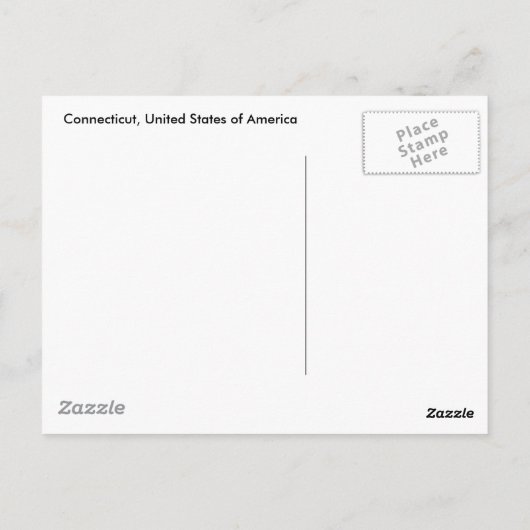 Connecticut, VS Briefkaart (Achterkant)