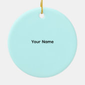 Connecticut vuurtoren keramisch ornament (Achterkant)