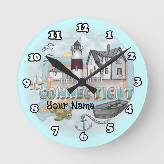 Connecticut Vuurtoren klok (Voorkant)