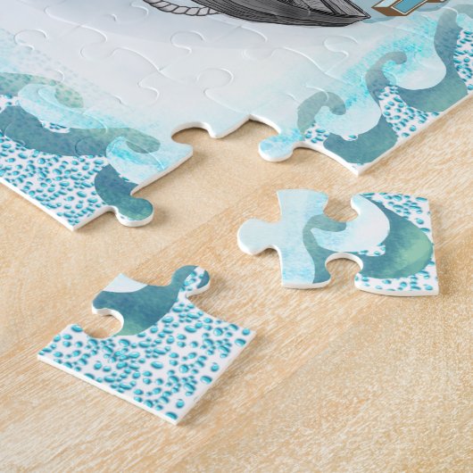 Connecticut vuurtoren legpuzzel (Zijkant)