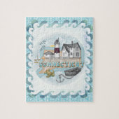 Connecticut vuurtoren legpuzzel (Verticaal)