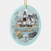 Connecticut Vuurtoren Ornament (Rechts)