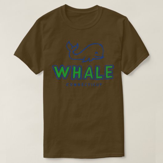 Connecticut Whaleeee 1 T-shirt (Design voorkant)