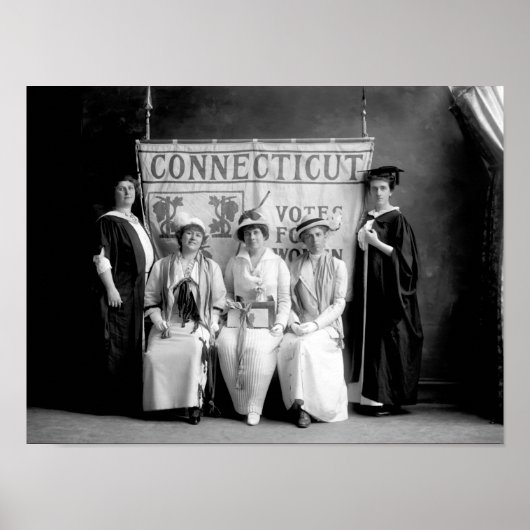 Connecticut Woman Suffrage Association Poster (Voorkant)