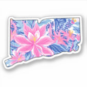 Connecticut - Zomerse Sticker - Lilly Inspired (Voorkant)