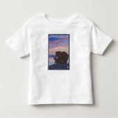 ConnecticutBear en Cub Kinder Shirts (Voorkant)