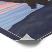 ConnecticutBear en Cub Poster (Hoek)