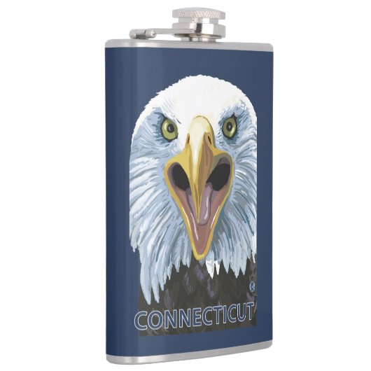 ConnecticutEagle Up Sluiten Heupfles (Rechts)