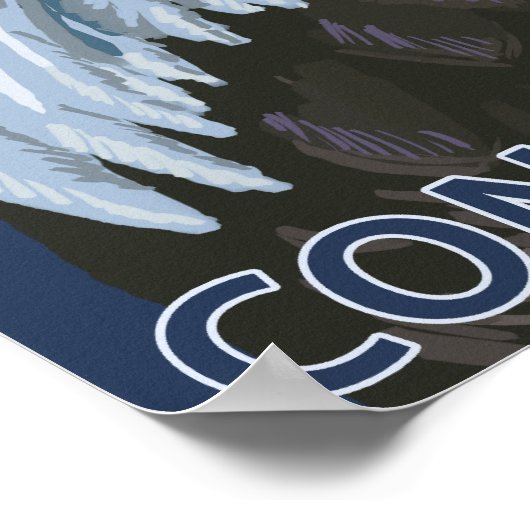 ConnecticutEagle Up Sluiten Poster (Hoek)