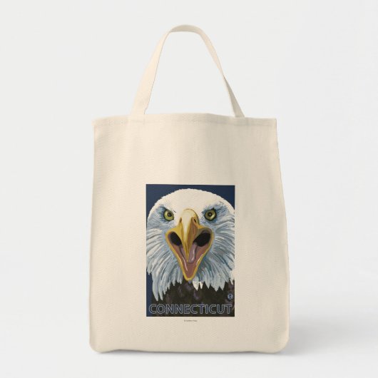 ConnecticutEagle Up Sluiten Tote Bag (Voorkant)