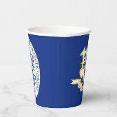 Connecticuter Flag & Seal, Connecticut Papieren Bekers (Rechts)