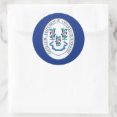 Connecticuterafdichting, Connecticut Ronde Sticker (Tas)