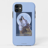 ConnecticutHowling Wolf Case-Mate iPhone Case (Achterkant)