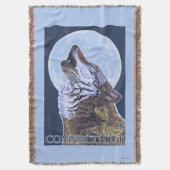 ConnecticutHowling Wolf Deken (Voorkant Verticaal)