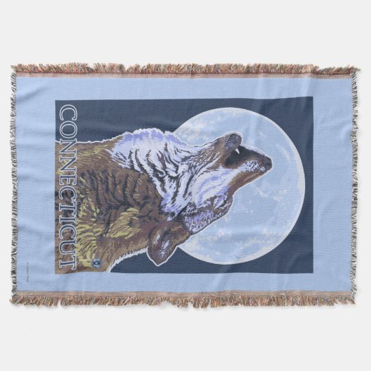 ConnecticutHowling Wolf Deken (Voorkant)