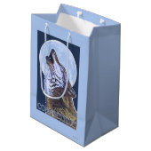 ConnecticutHowling Wolf Medium Cadeauzakje (Achterkant Gekanteld)
